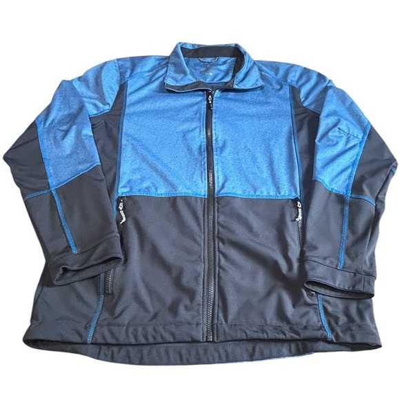 Elevate Other - Elevate Athletic Jacket Blue Black Full Zip Lightweight Large XL Fit